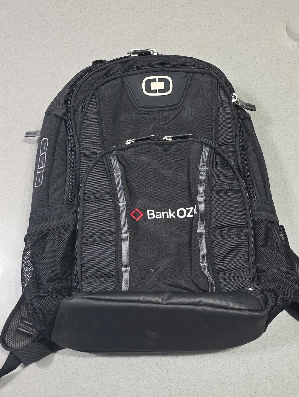 Black Men's Business Backpack For Laptop Computer